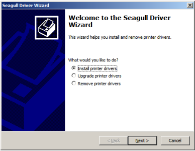 Welcome to the Seagull Driver Wizard